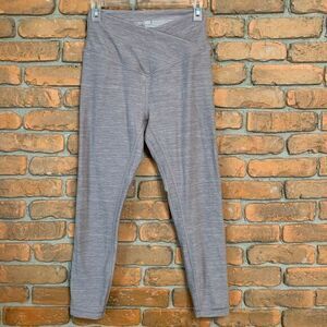 Victoria's‎ Secret Women's High-Waisted Crossover Yoga Leggings Purple - Size M